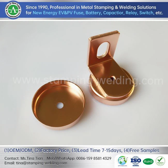 PV Fuse Copper Outer End Caps
