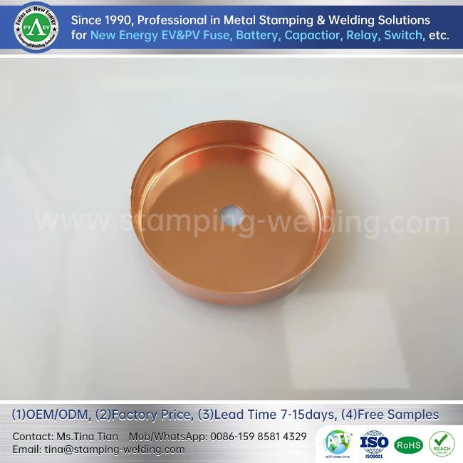 PV Fuse Copper Outer End Caps