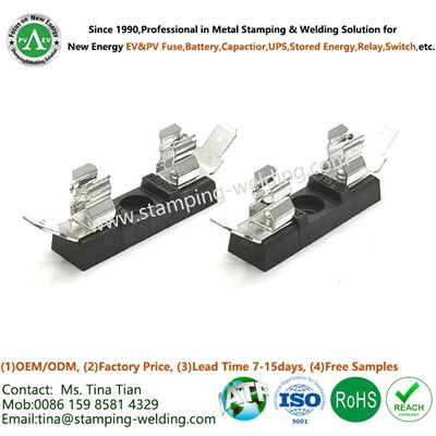 스프링 스틸 클립 퓨즈 홀더