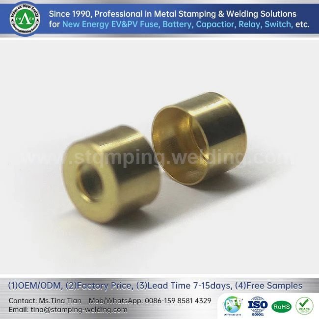 Solar Power Photovoltaic Inverter Fuse Brass Inner Cap