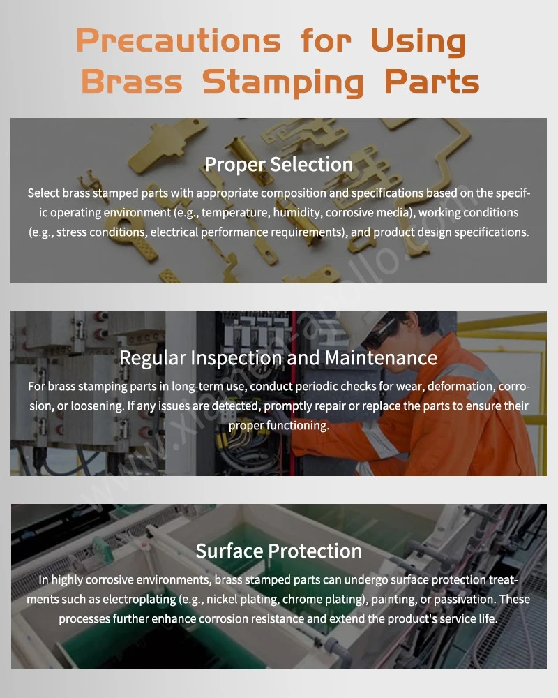 Precautions for Using Brass Custom Stamping Parts Precautions for Using Brass Custom Stamping Parts