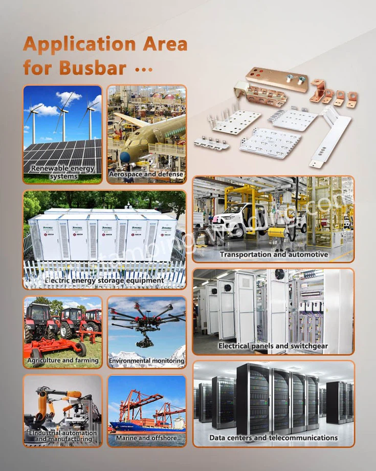 Application Area for Busbar Application Area for Busbar