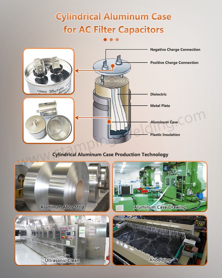 Cylindrical Aluminum Case for Film Capacitor Aluminium Can Cylindrical Aluminum Case for Film Capacitor Aluminium Can