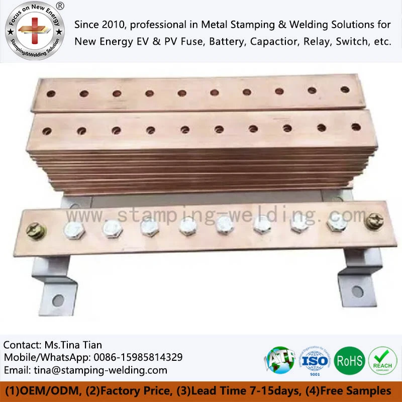copper grounding busbar copper grounding busbar