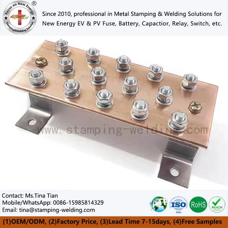 copper grounding busbar copper grounding busbar