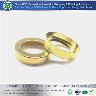 EV 퓨즈를위한 황동 안쪽 캡